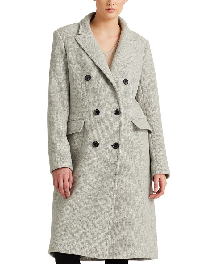 Lauren Ralph Lauren Women's Double-Breasted Walker Coat, Created for Macy's  & Reviews - Coats & ... | Macys (US)