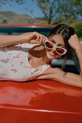 Wrapped Rectangle Sunglasses | Anthropologie (US)