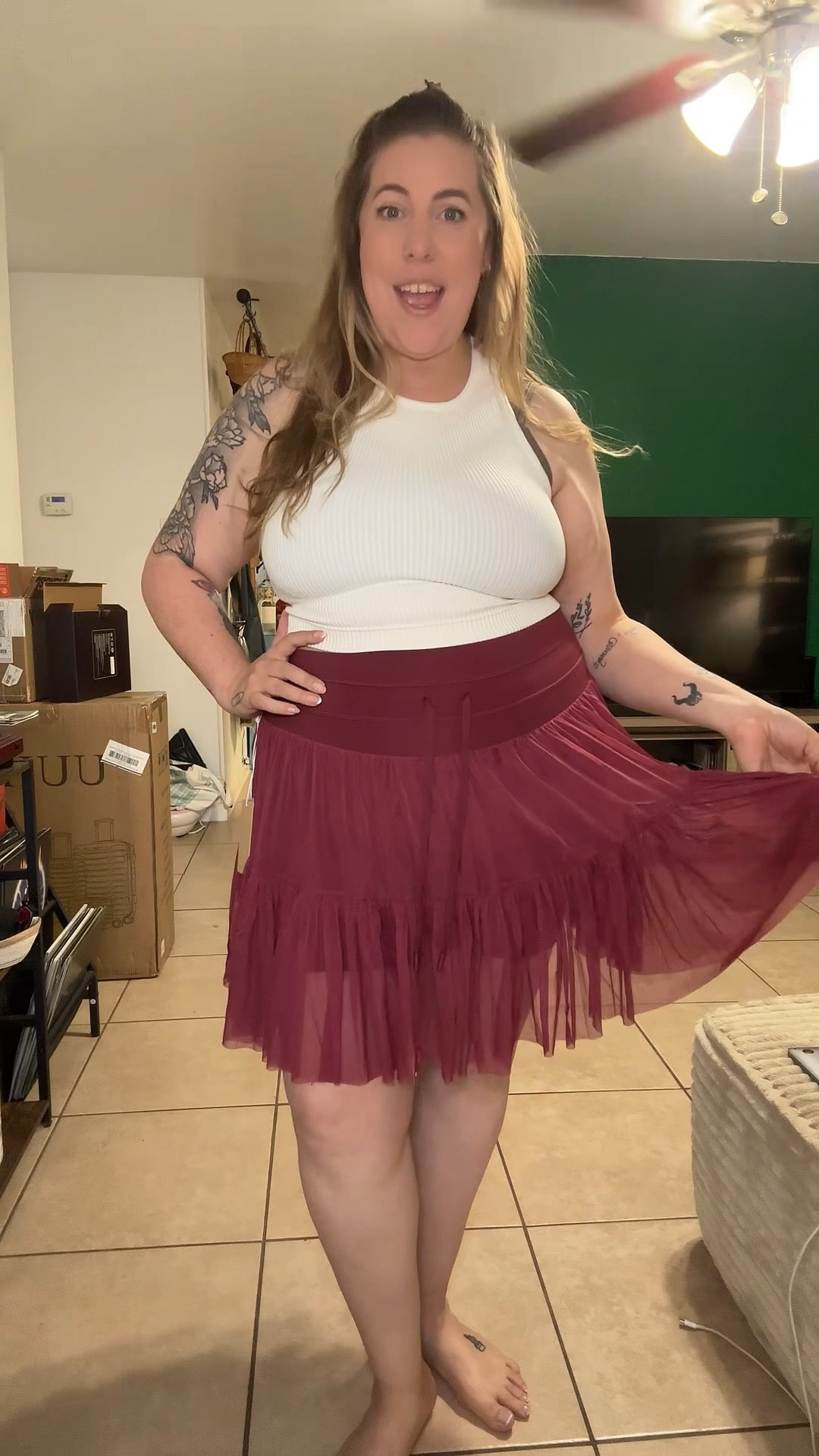 To say I’m a little obsessed with the Popflex skirts would be an understatement wearing a 2x

#LTKMidsize #LTKPlusSize #LTKActive