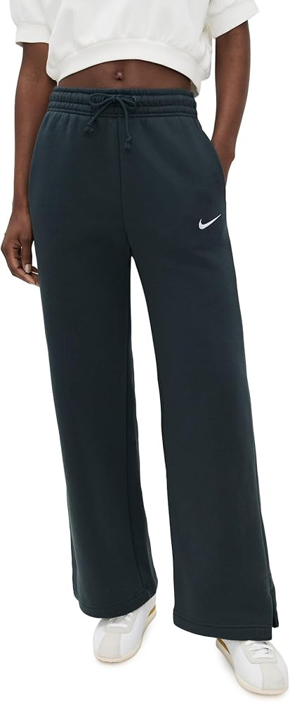 Nike Women's NSW Phoenix Fleece High Rise Wide-Leg Pants | Amazon (US)