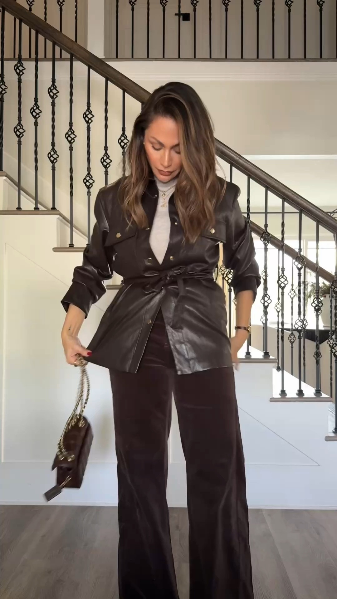 Brown is the new black 🤎🤎
The pants you went crazy over are on major SALE!! 
Wearing size 26


#LTKCyberWeek 

#LTKgrwm #LTKHoliday