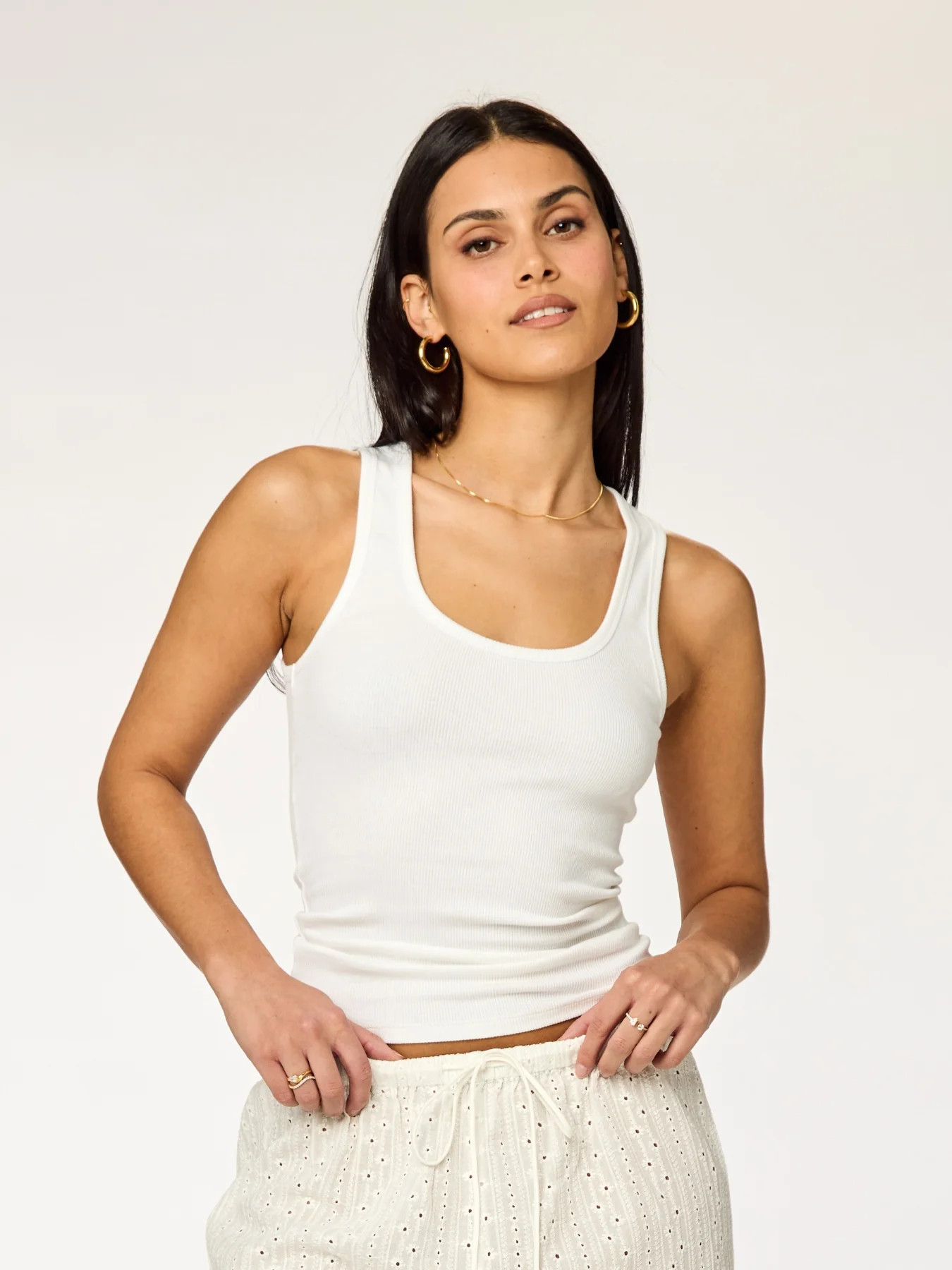 EVERYDAY - Tanktop • White | Ninety-9