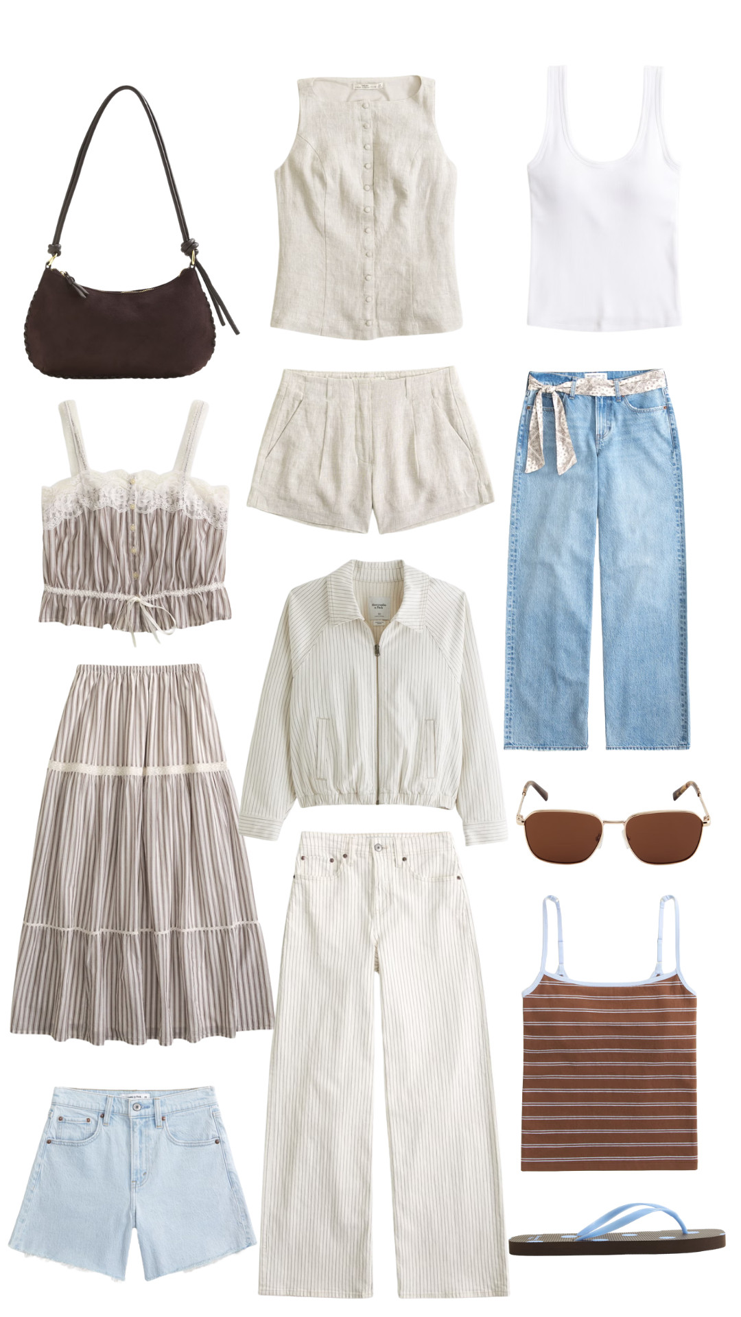 Abercrombie pieces I’m so into these easy summer pieces right now! Linen sets, relaxed denim, breezy skirts, and everyday basics that you can mix and match all season.

summer sets
denim shorts
summer outfits
linen set
denim jeans 

 #LTKootd #LTKSeasonal