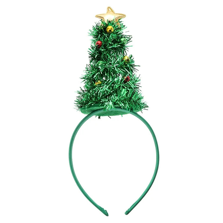 Holiday Time Green Christmas Tree Headband, 1 Piece | Walmart (US)