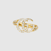 Gucci - GG Marmont crystal ring