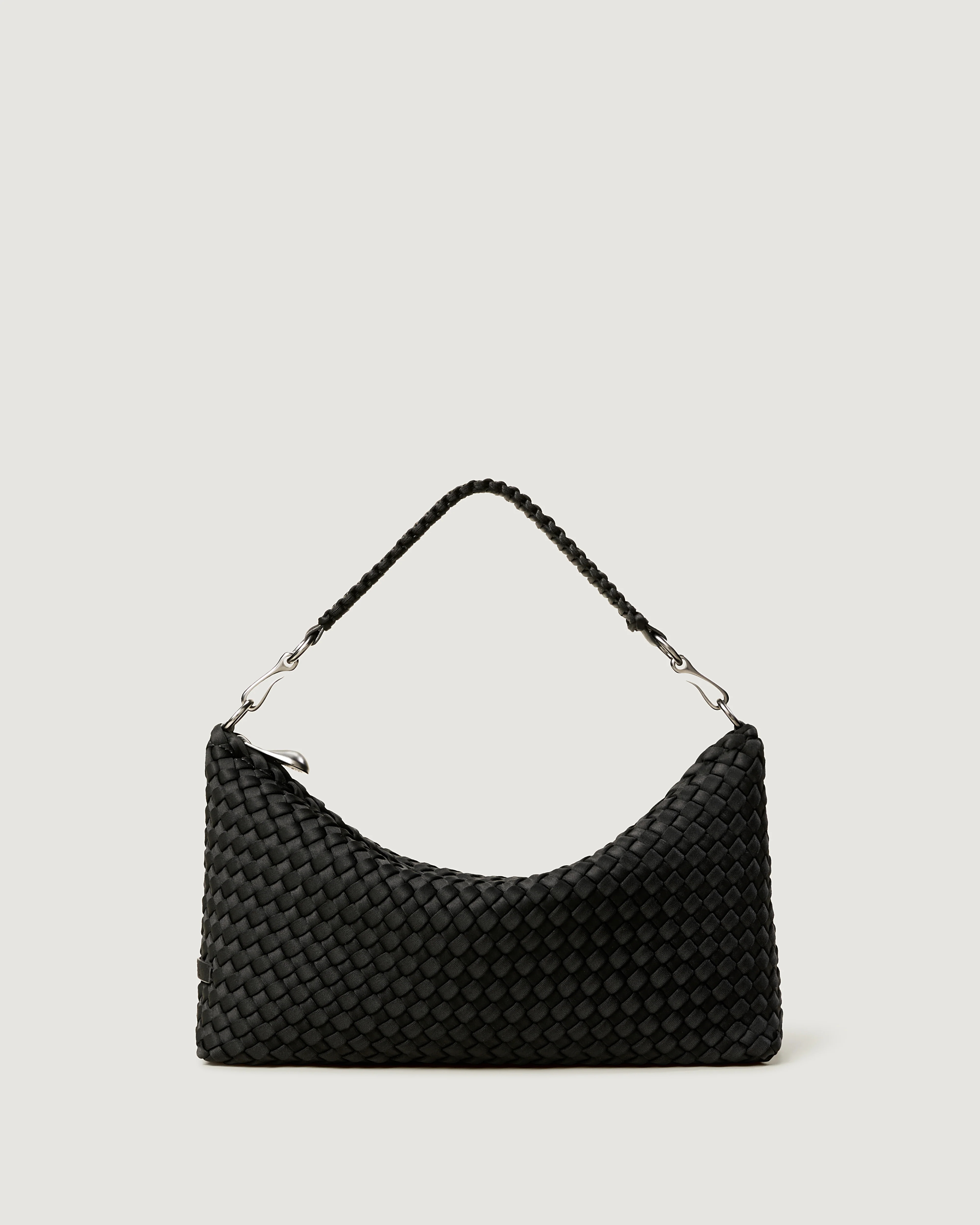 Porto Small Half-Moon Bag | Onyx | Naghedi