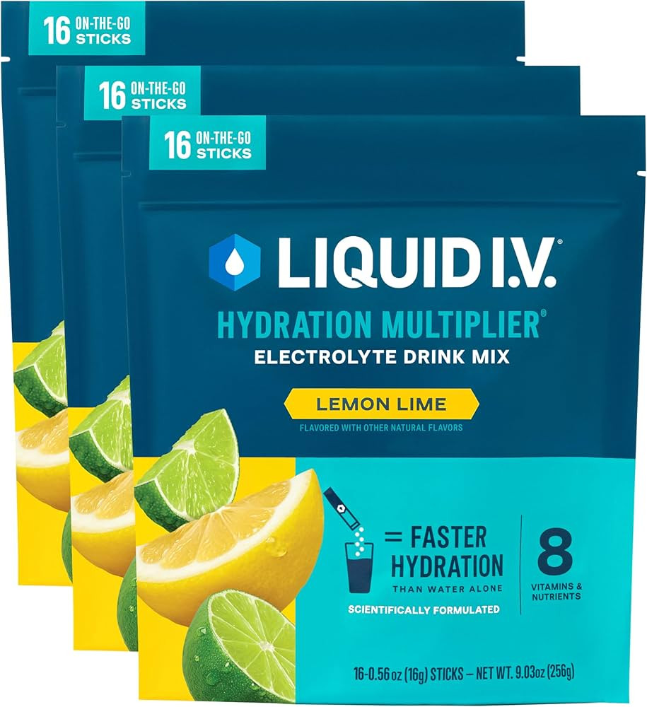 Liquid I.V.® Hydration Multiplier® - Lemon Lime - Hydration Powder Packets | Electrolyte Powder... | Amazon (US)