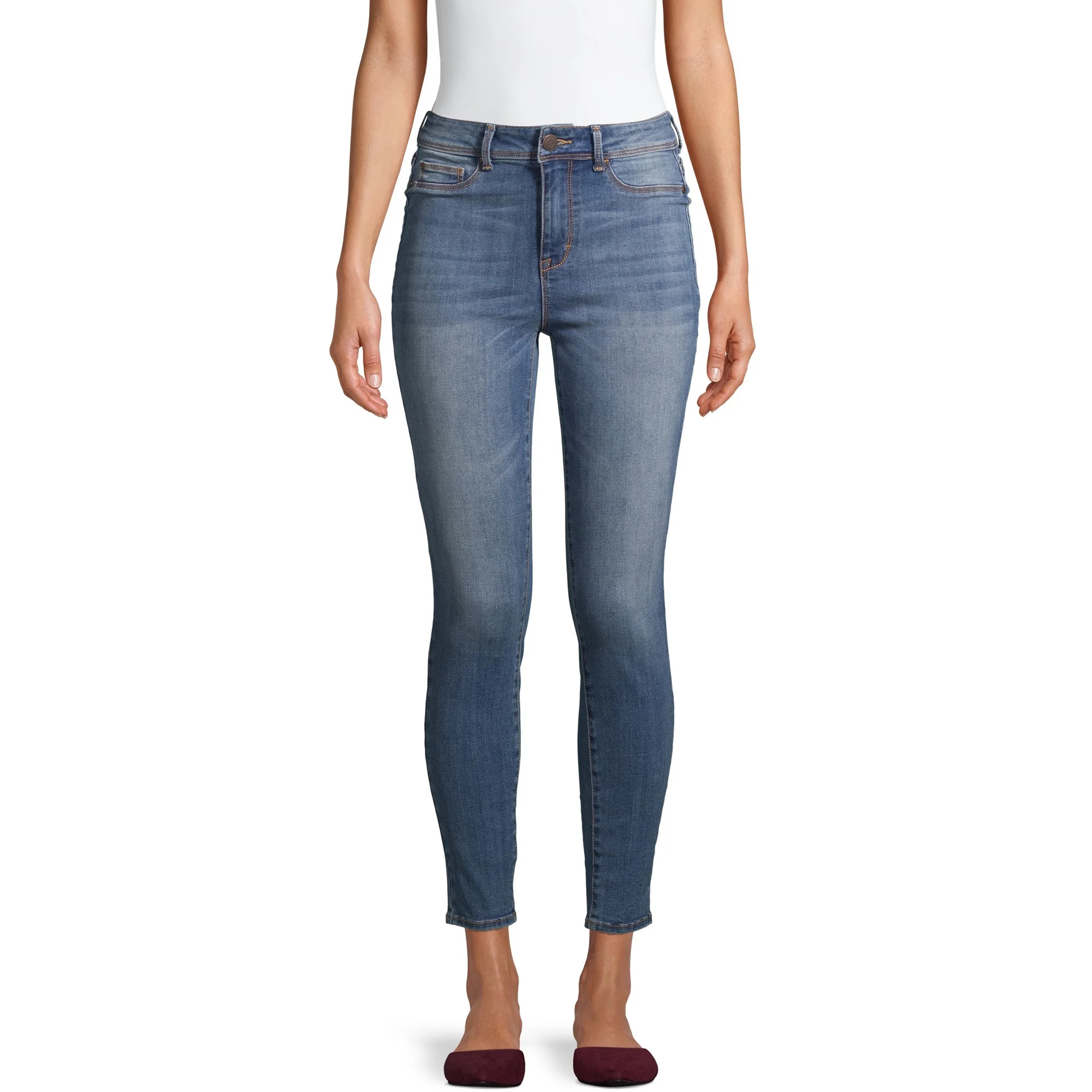 Time and Tru Women's High Rise Sculpted Jeggings | Walmart (US)