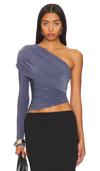 Jaya Top in Slate Blue | Revolve Clothing (Global)