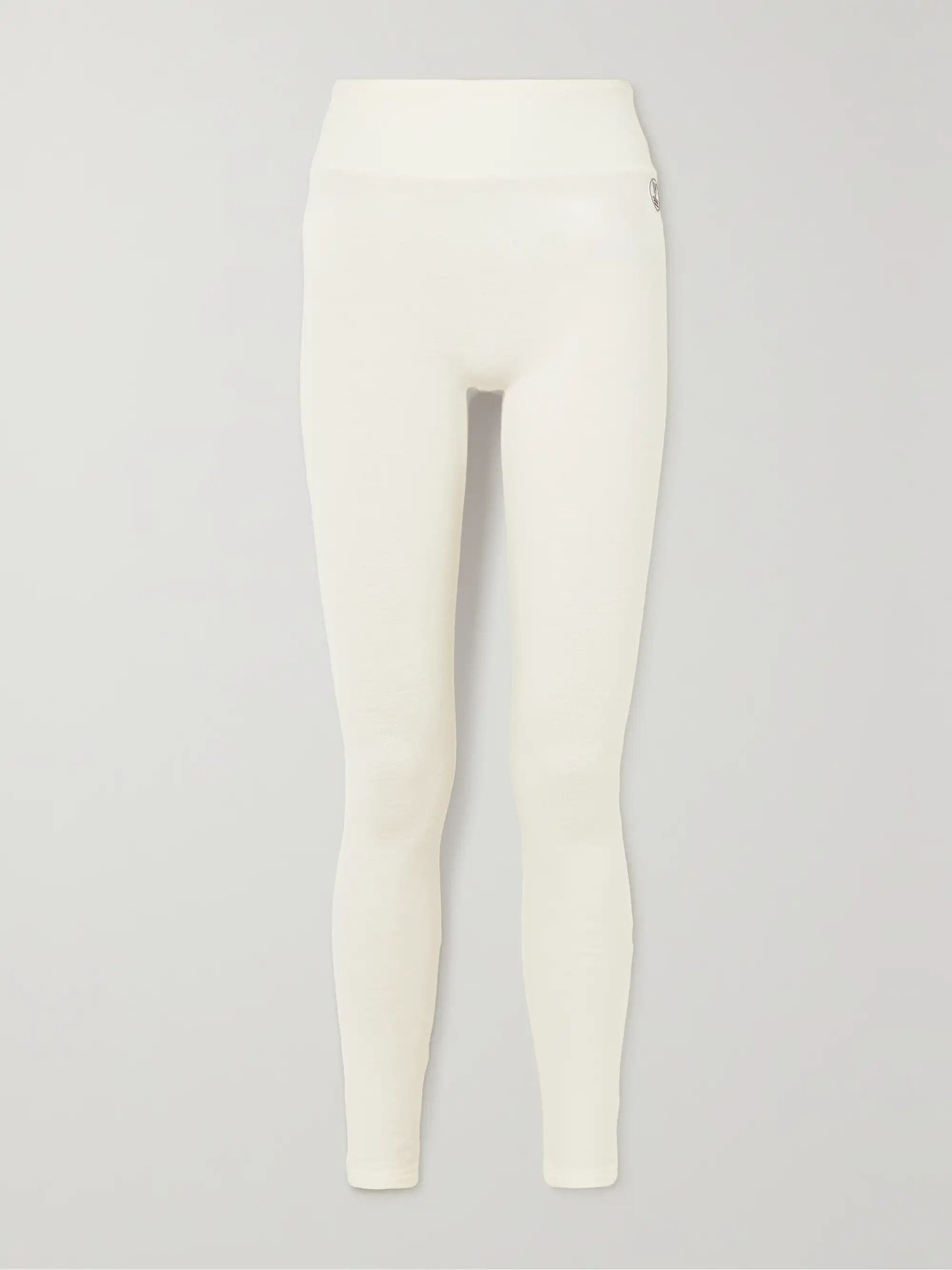 Ski merino wool-blend piqué leggings | NET-A-PORTER (UK & EU)