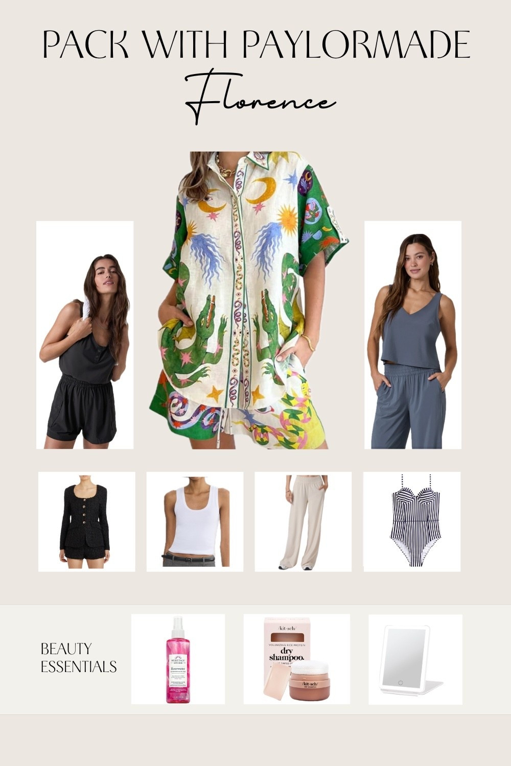 Pack with PaylorMade: Florence, Italy

#LTKStyleTip #LTKBeauty #LTKTravel