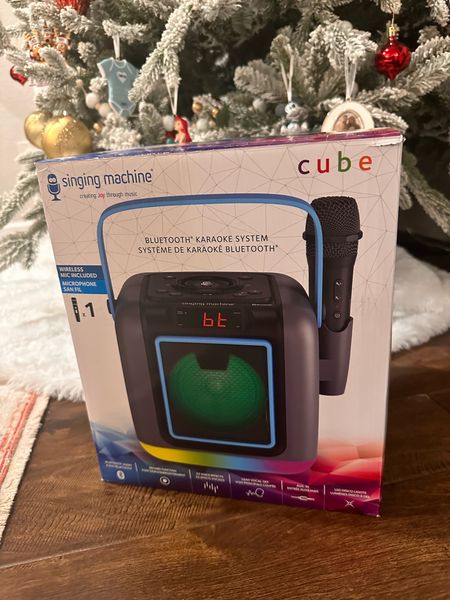 Make your holidays shine with the Singing Machine Cube! ✨ Unleash fun with voice-changing effects, easy Bluetooth streaming, and captivating light synchronization. #ad 🎤🎶 

Get ready for memorable karaoke moments – available now @target

#LTKkids #LTKGiftGuide #LTKHoliday
