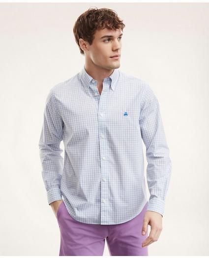 Friday Shirt, Poplin Double Check | Brooks Brothers
