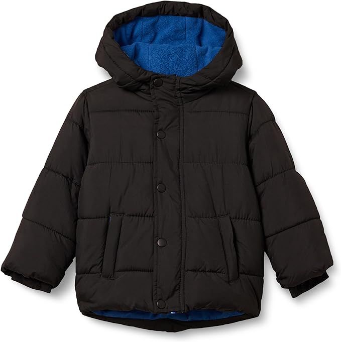 Amazon Essentials Babies, Toddlers, and Boys' Heavyweight Hooded Puffer Jacket | Amazon (US)