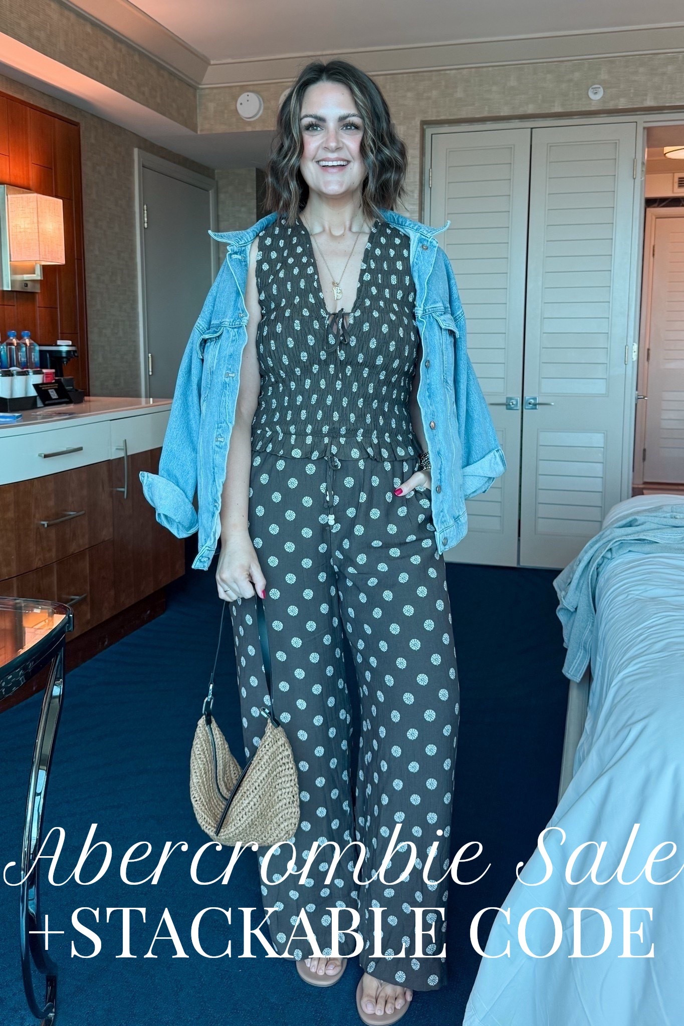 Easy vacation outfit and on sale! Code: SPRINGAF for an extra 15% off!!

Large top & pants 
Denim jacket, large (need a medium)
Sandals, true 10
Pajamas, large (size down)

Size 12, midsize, spring break, matching set, Abercrombie @abercrombie, sale finds

#LTKMidsize #LTKgrwm #LTKSaleAlert