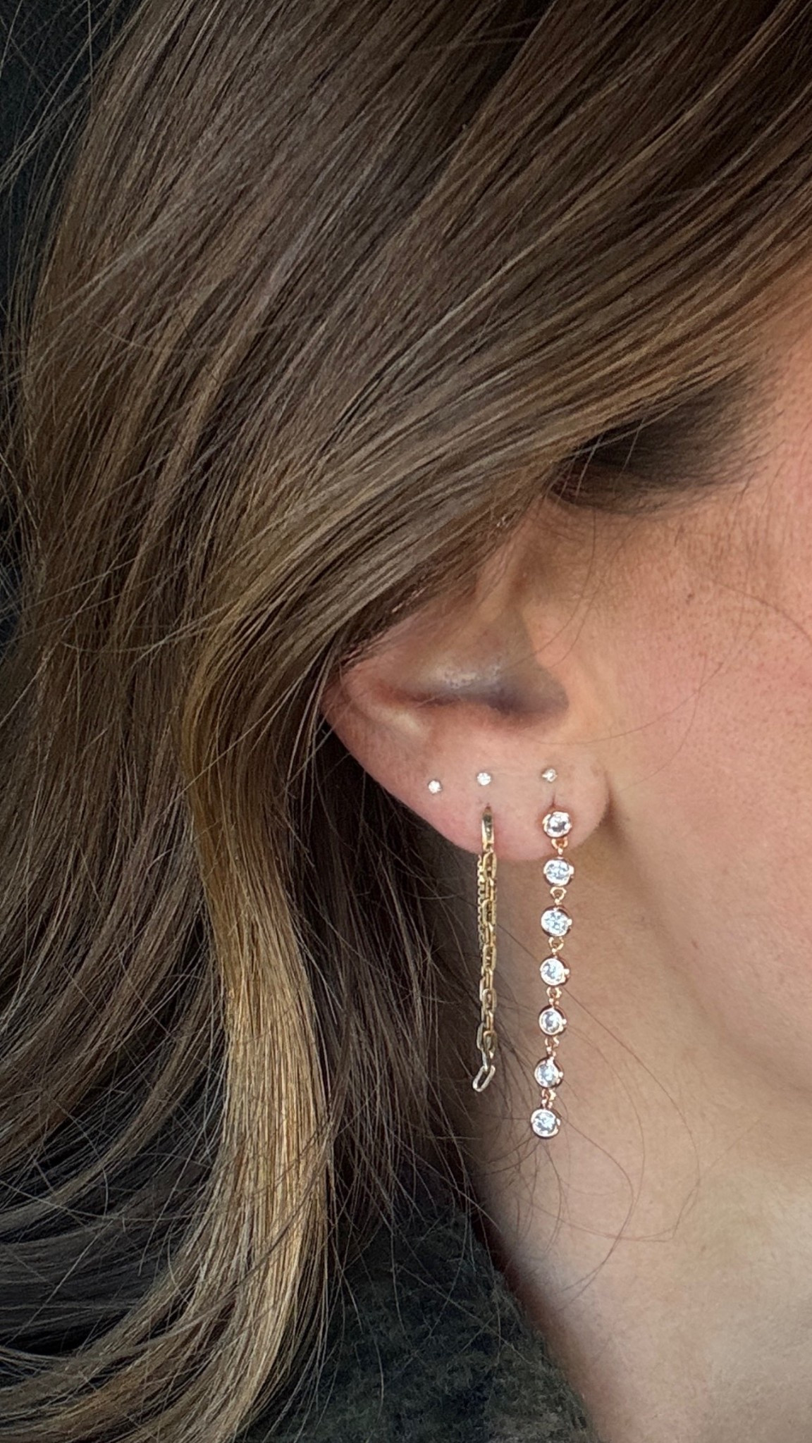 1.5mm stone size 
6.5mm gold back 
for the etsy earrings! 