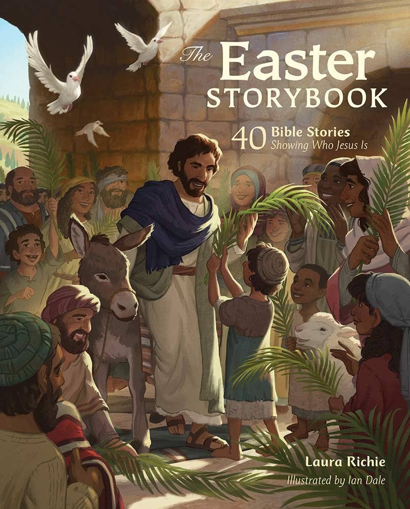 The Easter Storybook: 40 Bible Stories Showing Who Jesus Is (Bible Storybook Series) | Amazon (US)