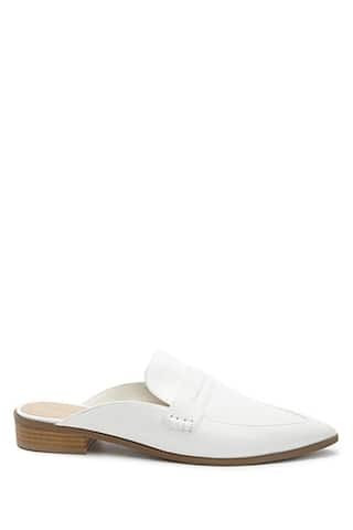 Faux Leather Loafer Mules | Forever 21 (US)