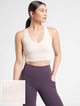 Aurora Crop Rib Tank | Athleta