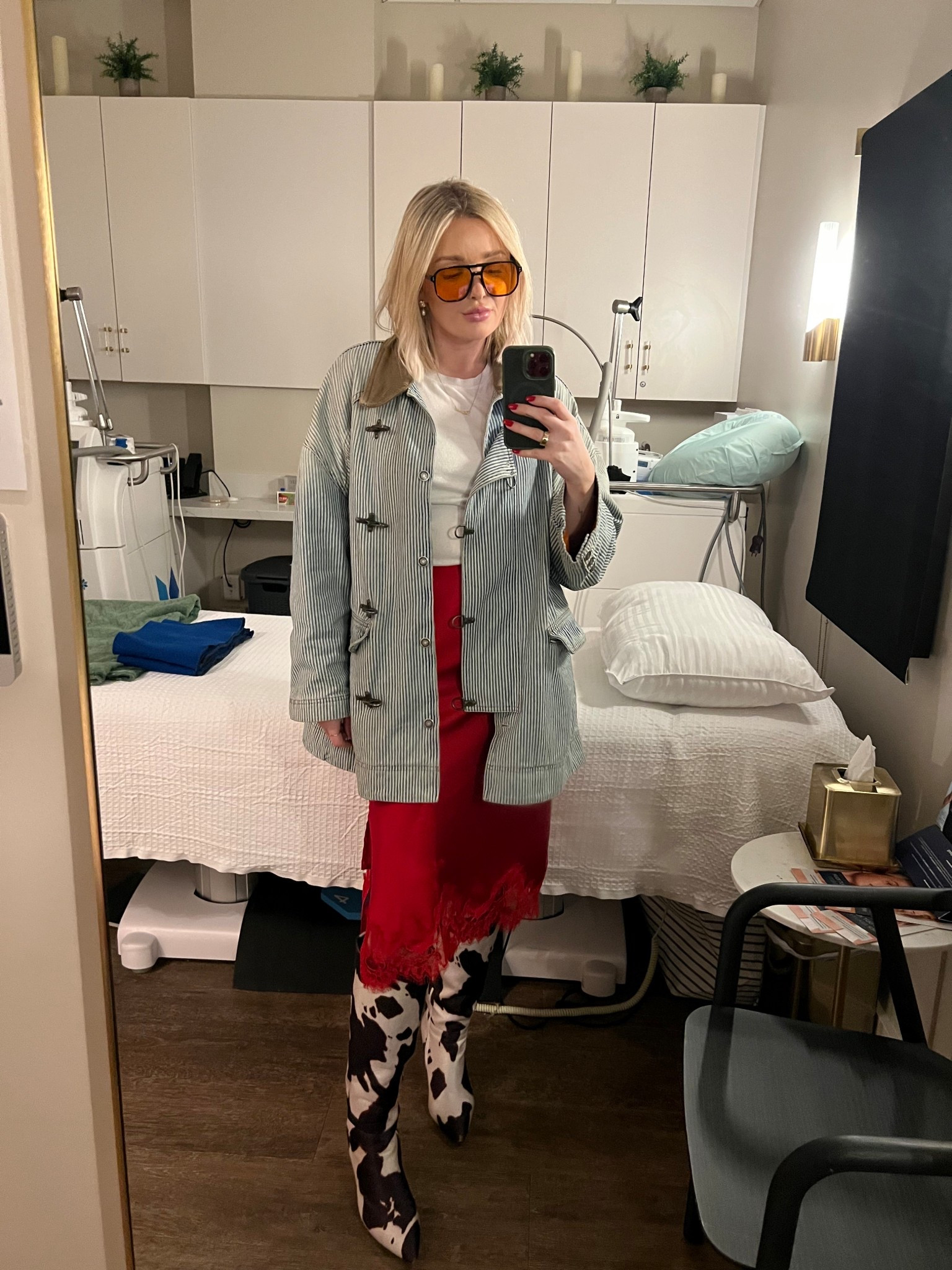 OOTD. Mix & matching prints makes any outfit happy 🥰 

#LTKMidsize #LTKBeauty #LTKootd