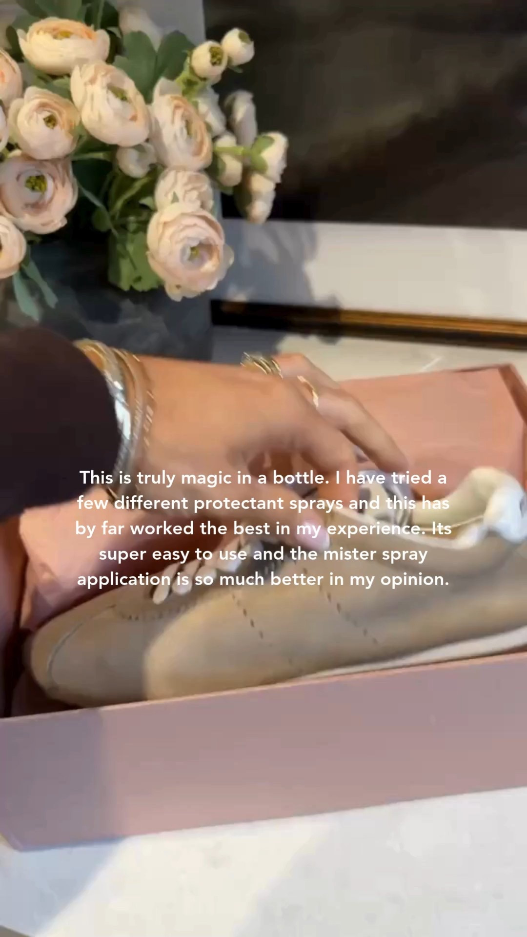 The best shoe protectant spray I've found ✨ 

