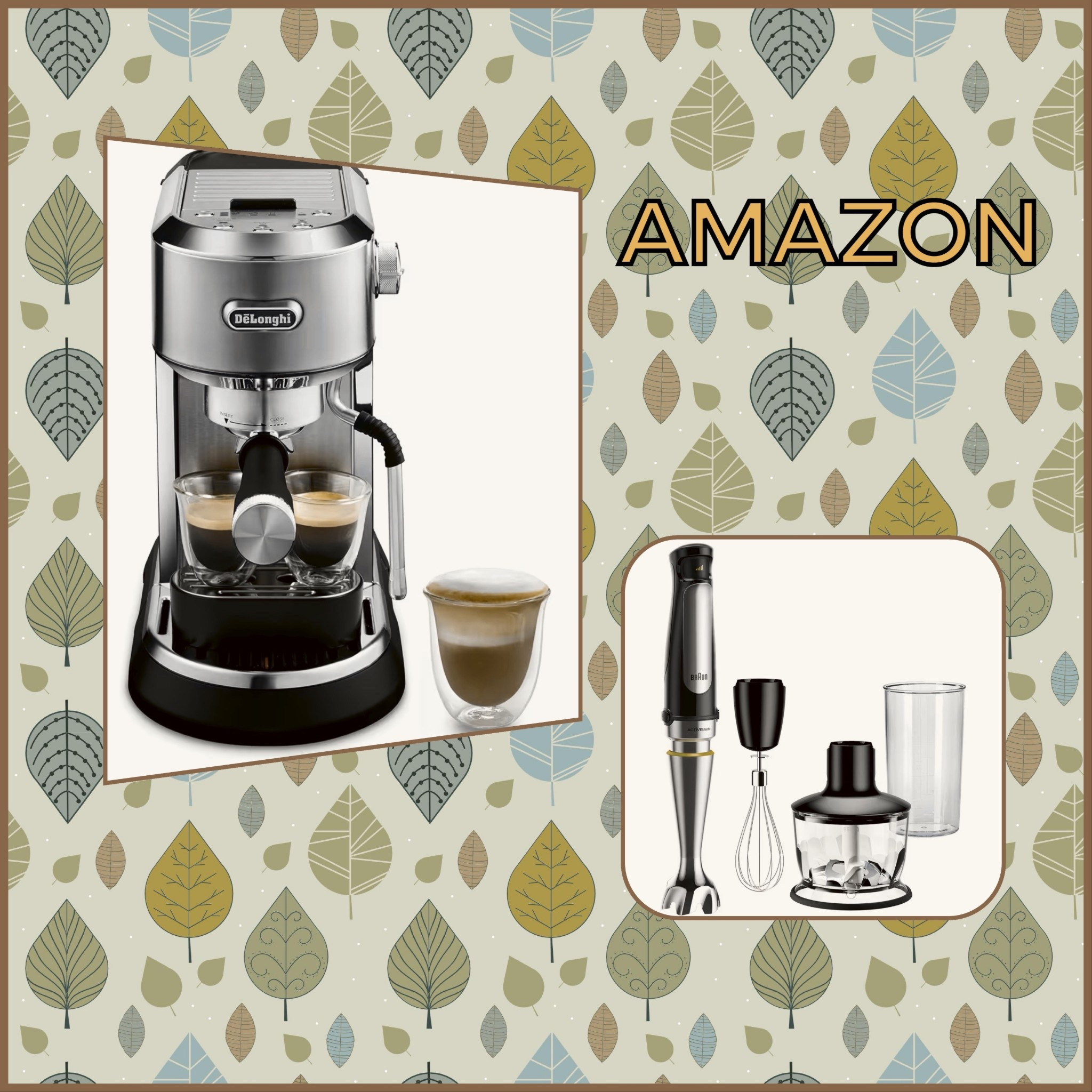 Upgrade your kitchen routine with my go-to essentials from D’Longhi & Braun 🤍✨ From elevated coffee moments to effortless meal prep, these appliances bring both performance and style into your daily routine. I love how sleek, durable, and easy they are to use—perfect for busy mornings or hosting at home.

Right now you can save 10% on Amazon only with code KITCHEN10 ☕🍳 Don’t miss this limited deal to elevate your kitchen setup!



D’Longhi coffee machine, Braun kitchen appliances, Amazon kitchen deals, espresso machine at home, coffee bar essentials, modern kitchen upgrades, small kitchen appliances Amazon, high quality coffee maker, kitchen must haves 2026, home coffee station ideas, stainless steel appliances, easy meal prep tools, luxury kitchen essentials, daily routine kitchen setup, Amazon home finds, countertop appliances, coffee lover essentials, kitchen organization must haves, espresso at home setup, Amazon deal kitchen appliances


#LTKSaleAlert #LTKfoodie #LTKHome