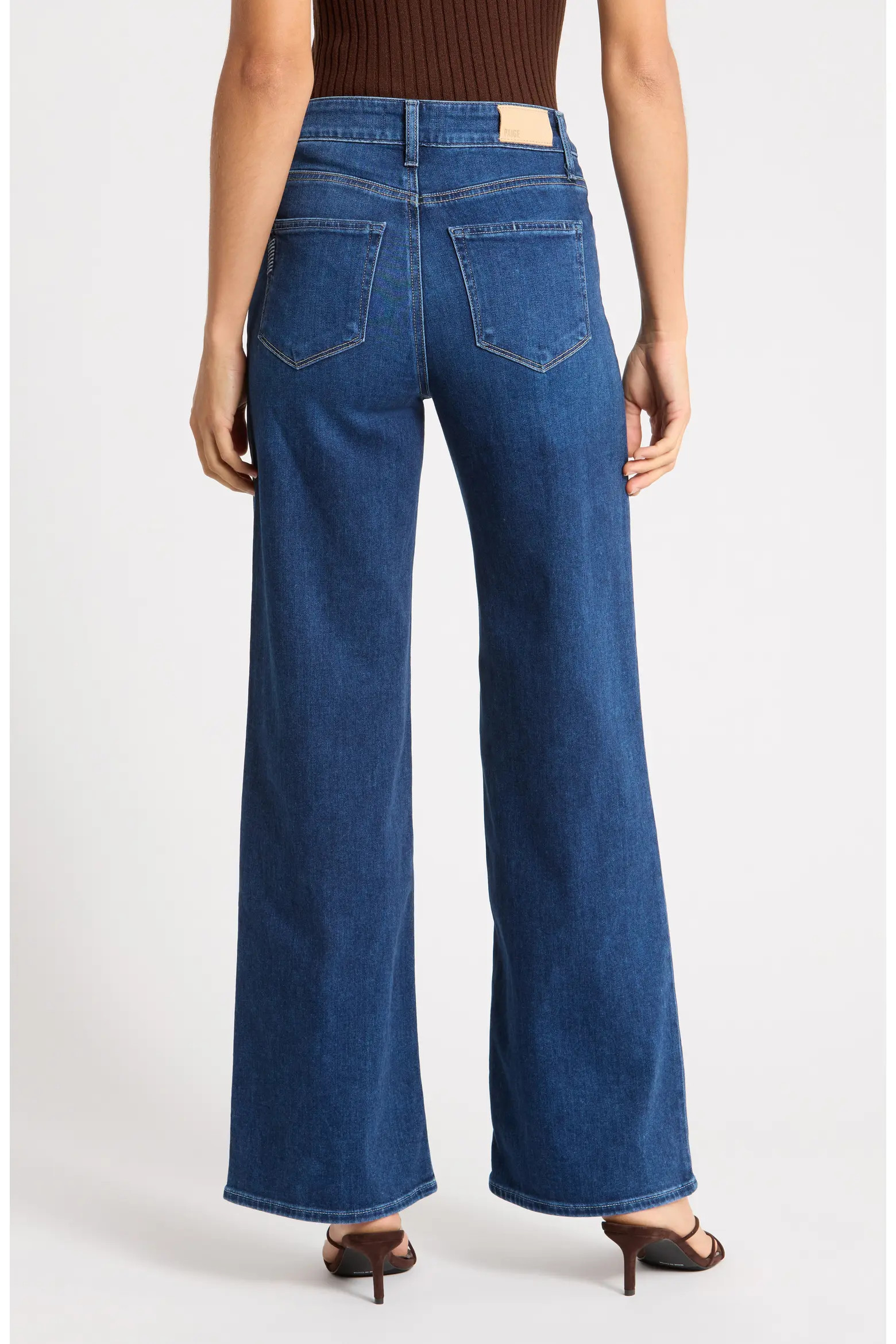 PAIGE Anessa High Waist Wide Leg Jeans (Women) | Nordstrom | Nordstrom