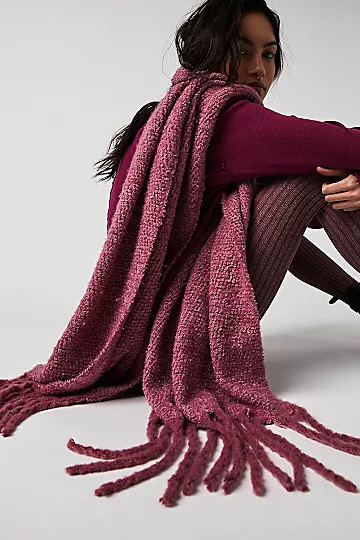 Shetland Recycled Blend Fringe Scarf | Free People (Global - UK&FR Excluded)
