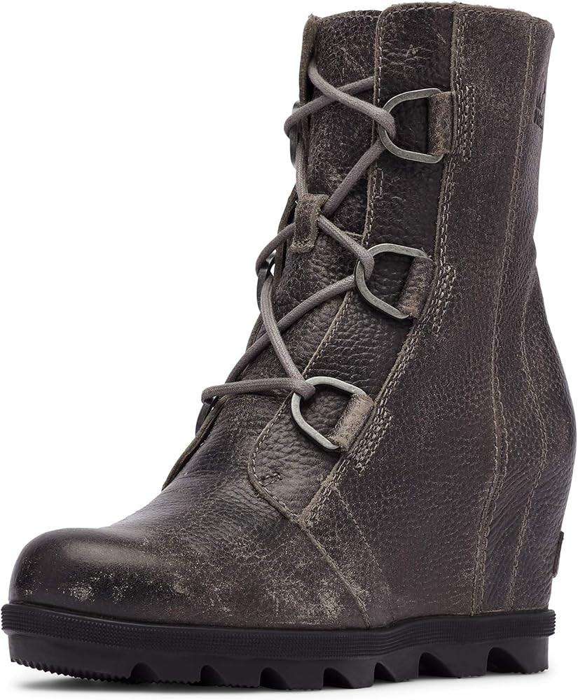 Sorel Women's Joan of Arctic Wedge II Boot - Light Rain - Waterproof - Quarry - Size | Amazon (US)