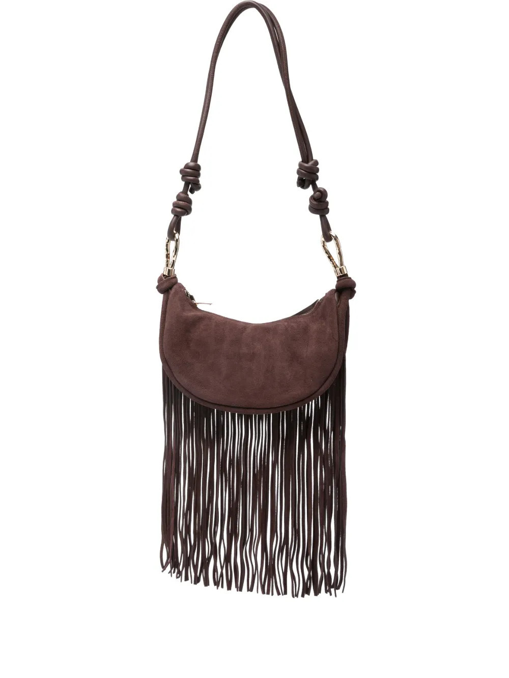 Simkhai Avery fringe cross body bag - Brown | Farfetch Global
