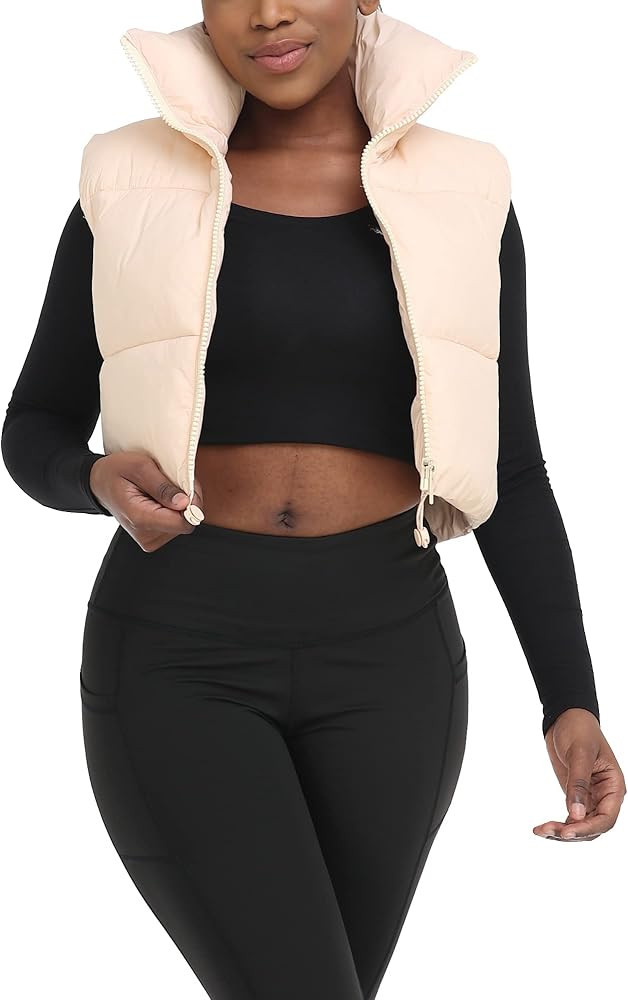 Xeoxarel Women's Cropped Puffer Vest (XS-XXL) | Amazon (US)