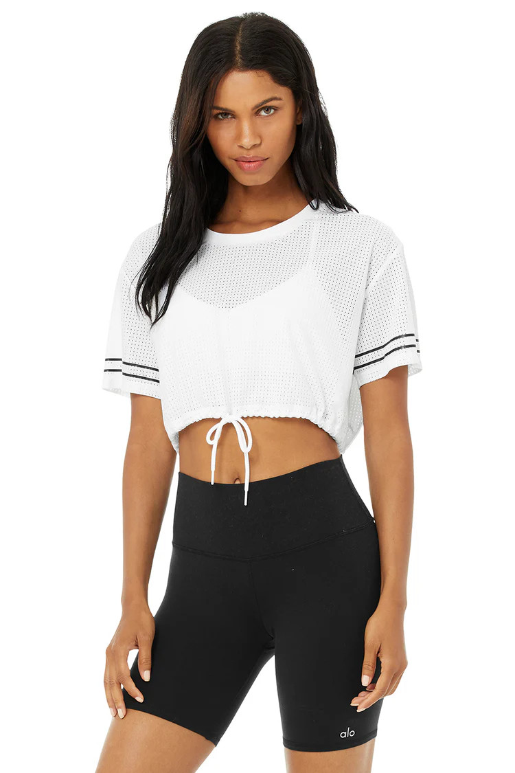 Frontline Crop Tee | Alo Yoga