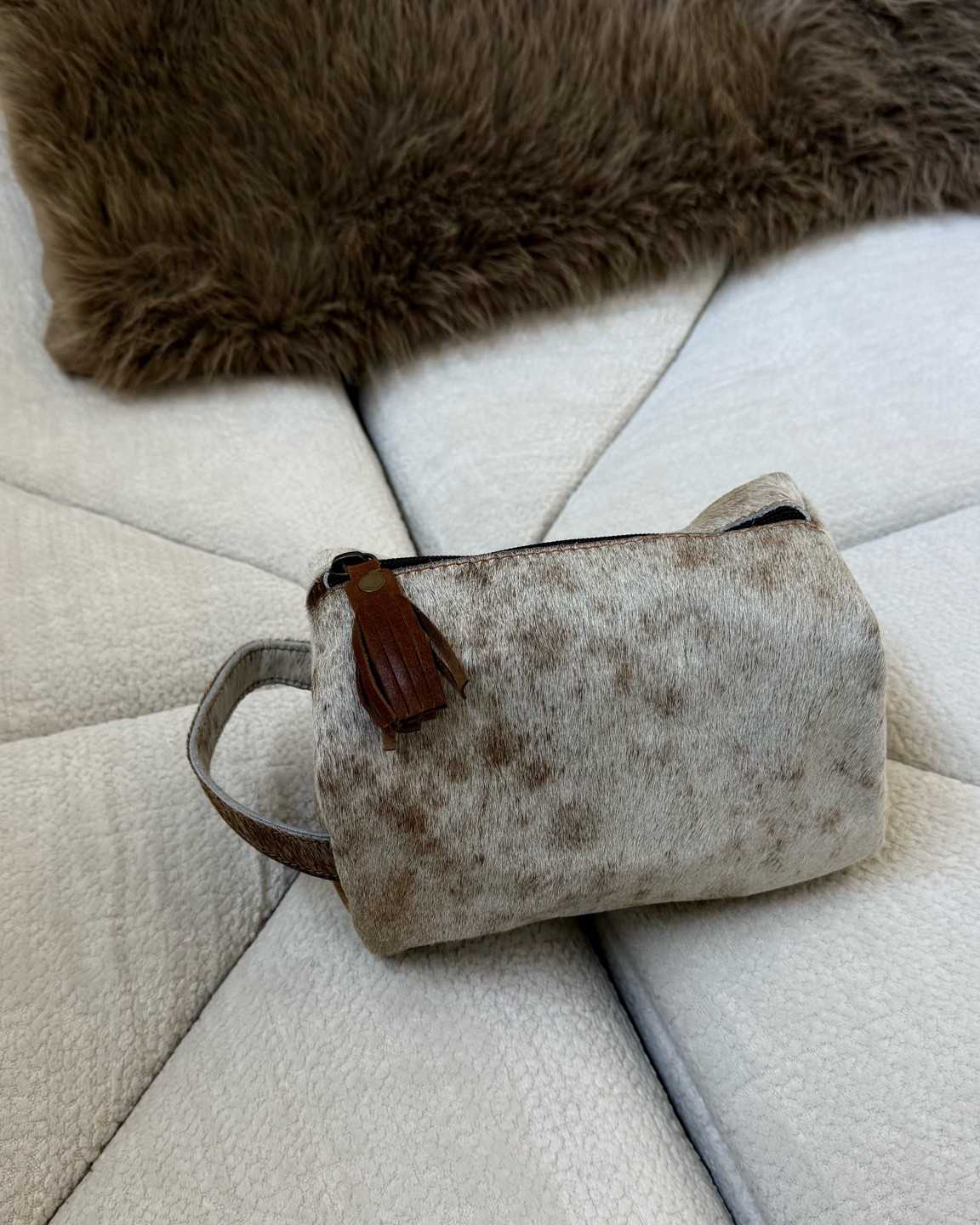 cowhide makeup/toiletry bag

#LTKselfcare #LTKmorningroutine