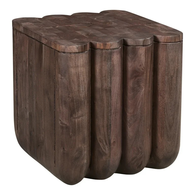 Moe's Home Collection Punyo Punyo Accent Table Espresso Brown Wood Side Tables | Walmart (US)