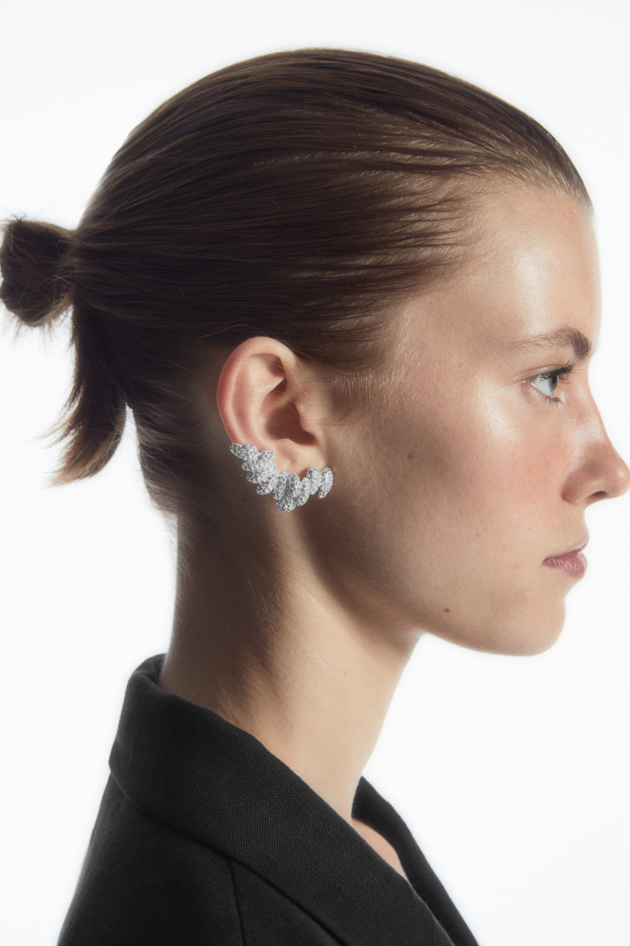 MISMATCHED CRYSTAL CLIMBER STUDS - SILVER / CRYSTAL | COS (AU)