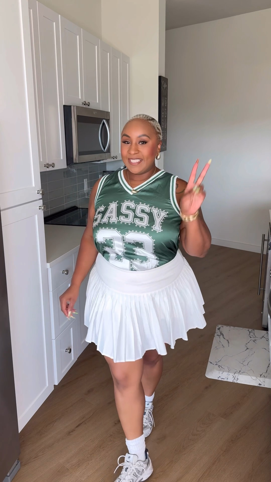 Sporty casual | jersey and tennis skirt | plus size summer fashion summer 2025

#LTKPlusSize #LTKSummerEdit #LTKStyleTip