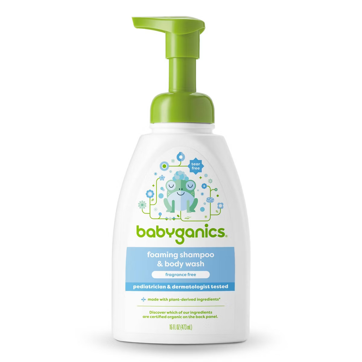 Babyganics Baby Shampoo + Body Wash Pump Bottle Fragrance Free - 16 fl oz Packaging May Vary | Target