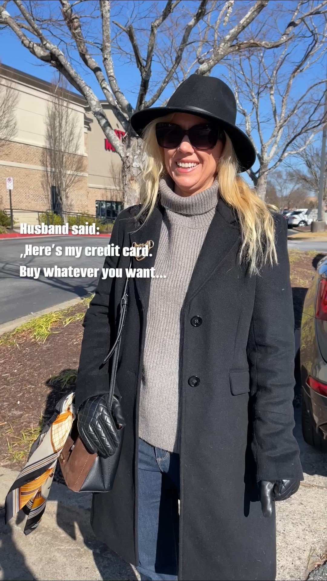 30°F / 0°C in Georgia! 🥶 Trying to stay warm here! 😆  

#LTKgrwm #LTKootd #LTKOver40