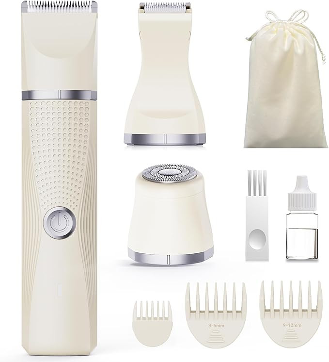 3-in-1 Electric Razor for Women - Waterproof Bikini Trimmer,Rechargeable Electric Shaver for Lady... | Amazon (US)