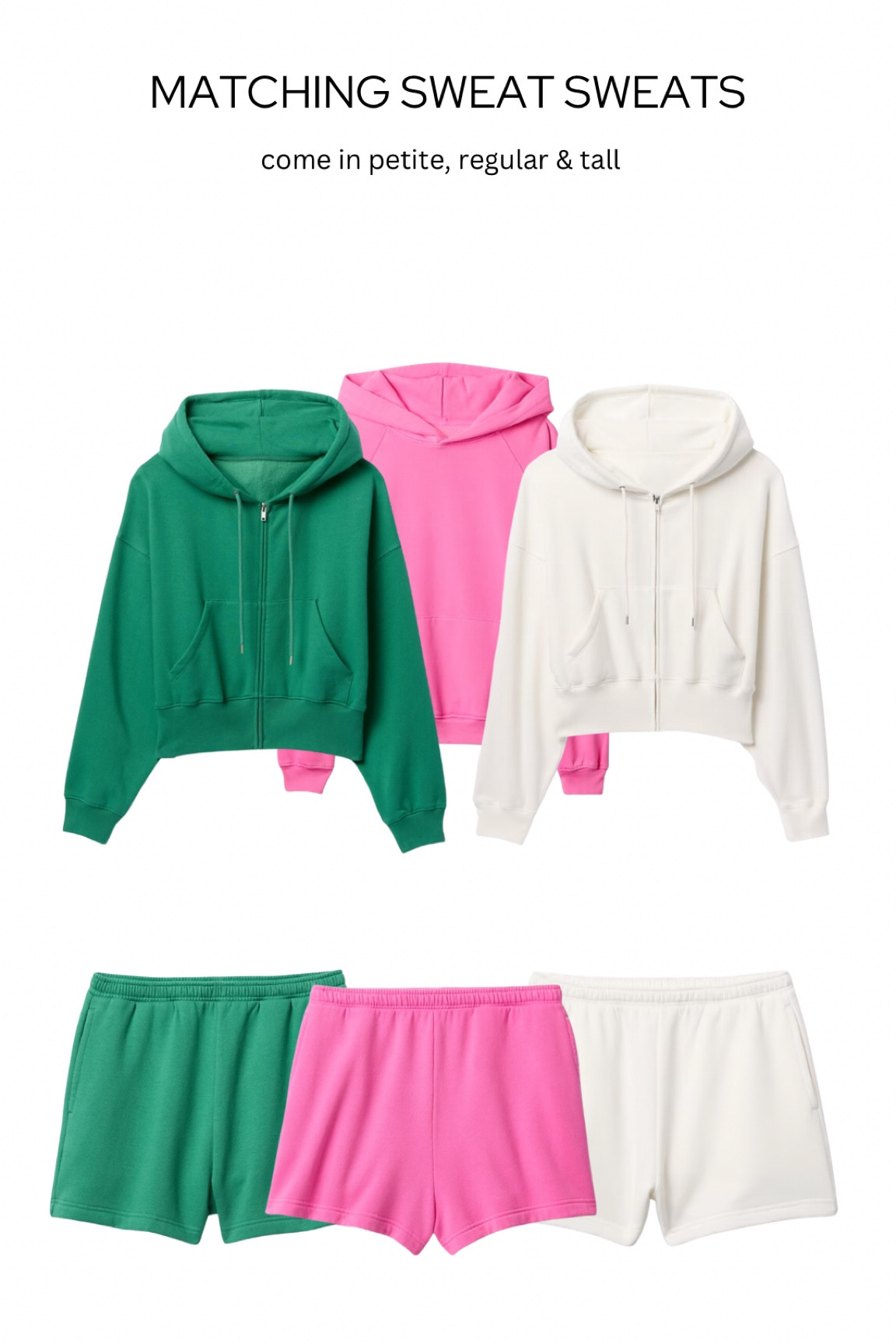 GAP matching sweat sets perfect for spring 🩷 come in petite, regular & tall! 

#LTKFindsUnder50 #LTKSaleAlert #LTKFindsUnder100