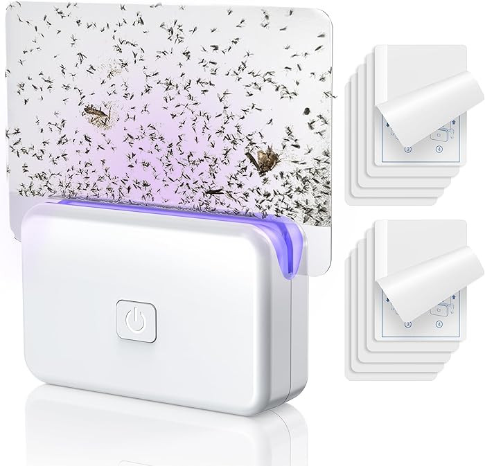 Fruit Fly Traps for Indoors (1 Device+10 Refills) Plug in Fly Trap for Gnats, Fruit Flies, Flying... | Amazon (US)