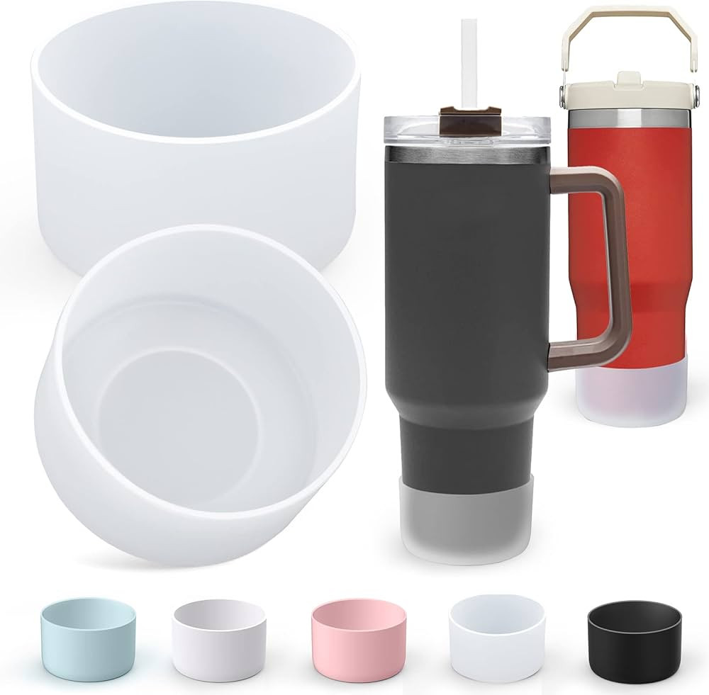 AIERSA 2Pcs Silicone Boot Sleeve for Stanley Quencher 40 oz 30 oz Tumbler with Handle & for IceFl... | Amazon (US)