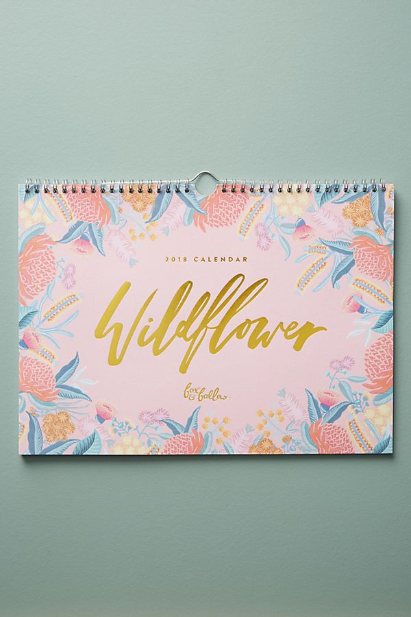 Wildflower 2018 Appointment Calendar | Anthropologie (US)