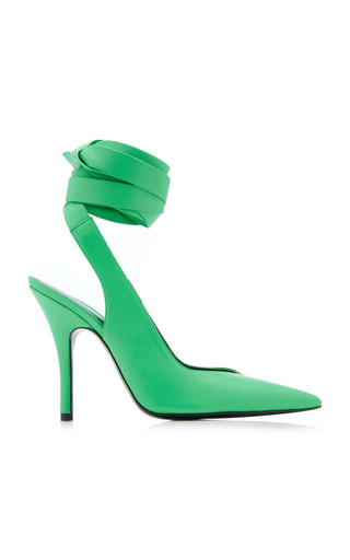 Venus Lace-Up Leather Pumps | Moda Operandi (Global)