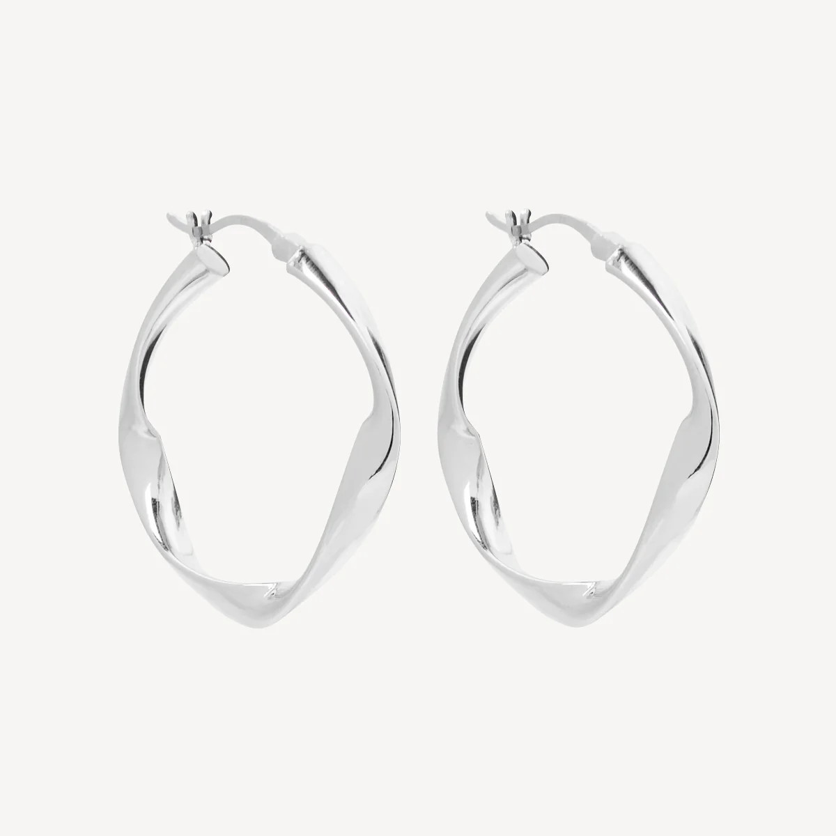 Garden of Eden Silver Hoop Earring | NAJO