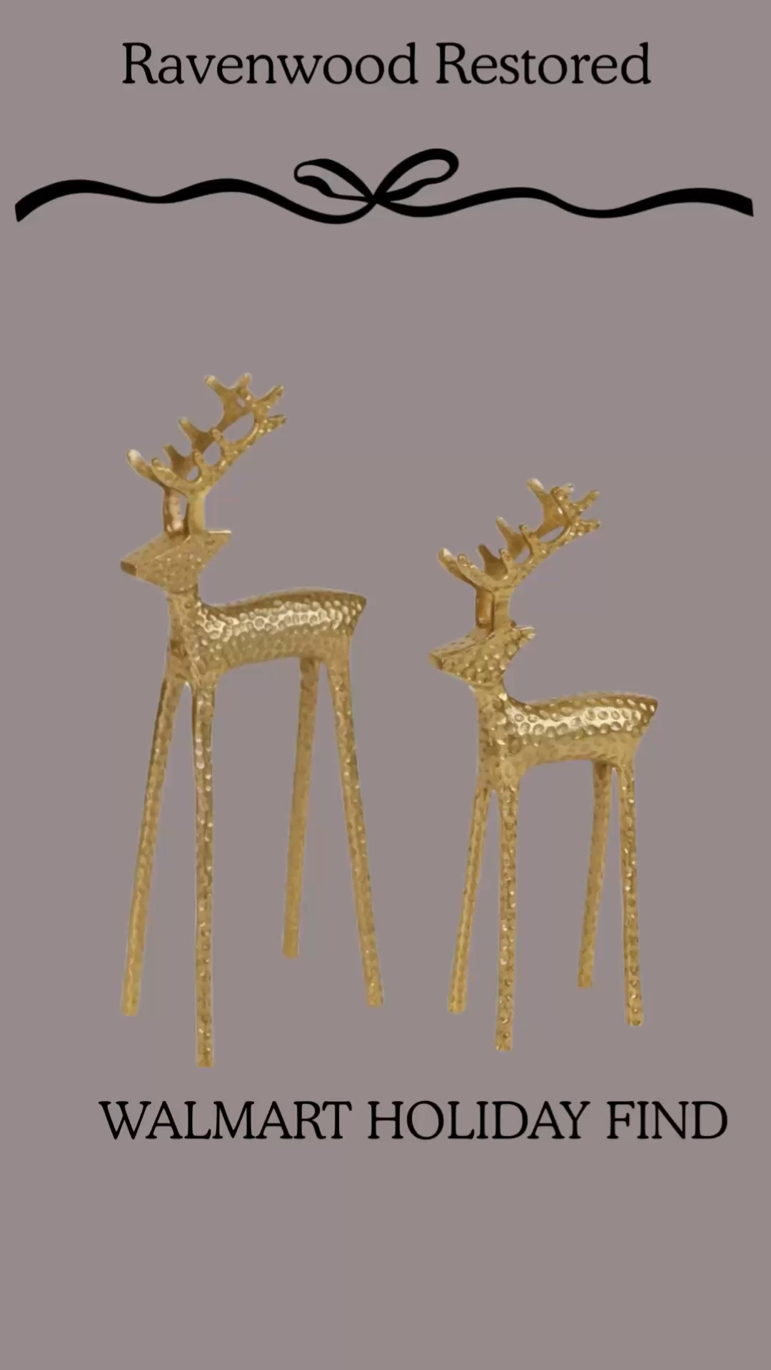 Gold Deer
Pottery Barn
walmart holiday 

#LTKHome