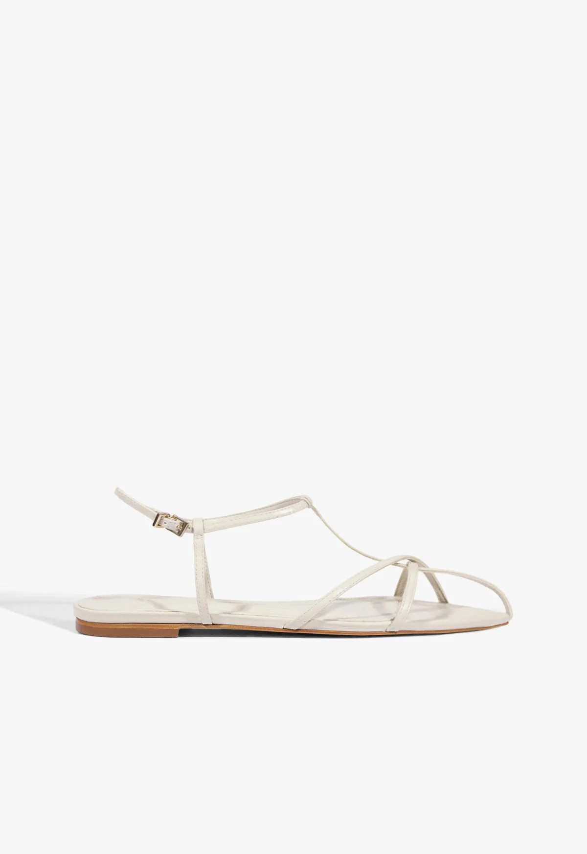 Lowen White Flat Sandal | Schutz (US)