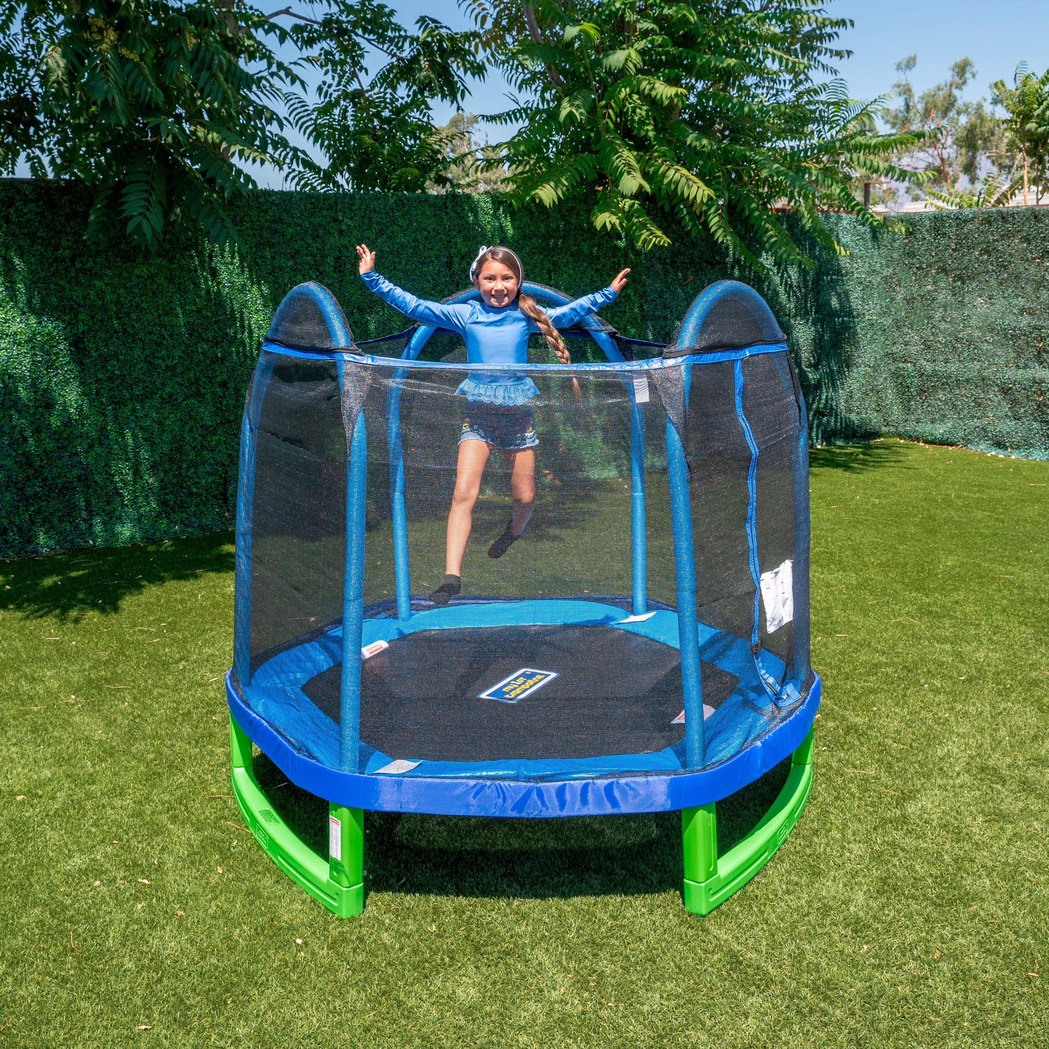 Bounce Pro 7-Foot My First Trampoline With Flash Light Zone (Ages 3-10) - Walmart.com | Walmart (US)