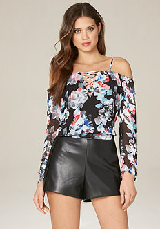 Hannah Off Shoulder Top | Bebe (Global)