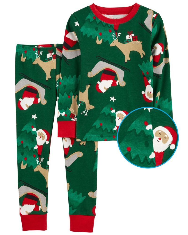 Baby 2-Piece Santa 100% Snug Fit Cotton PJs | Carter's